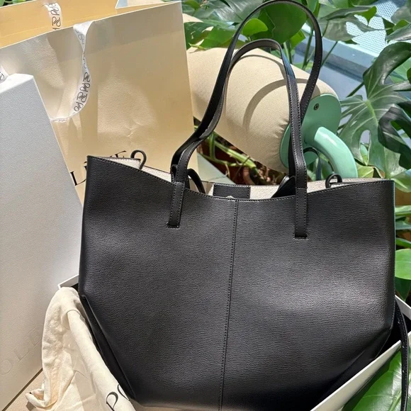 Polène Black Leather Tote – Brand New with Dust Bag & Tags - Picture 5 of 7